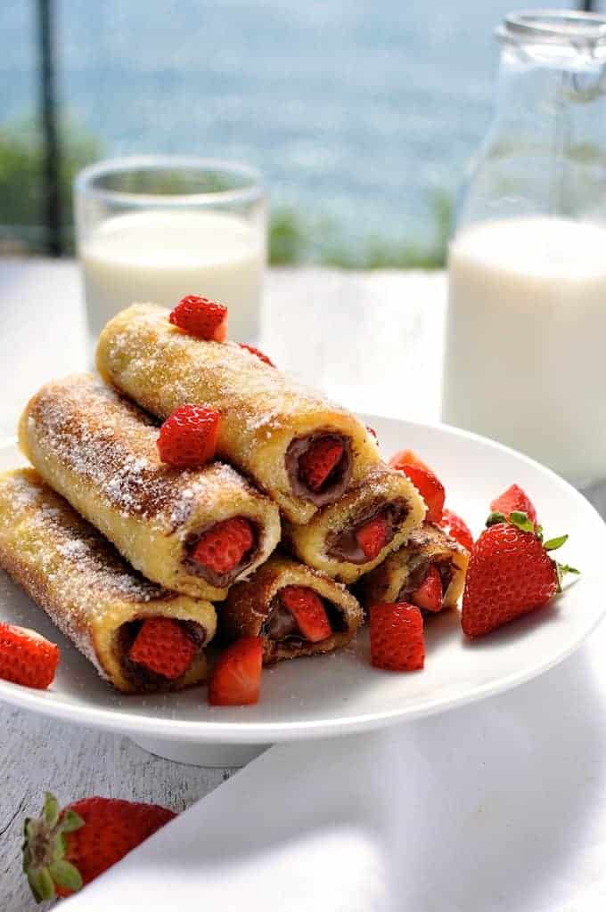 gingerbread french toast roll ups recipe